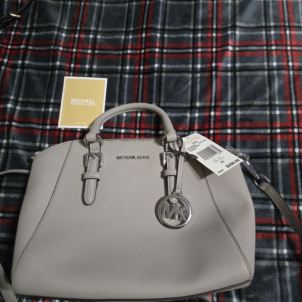 Michael kors gray purse